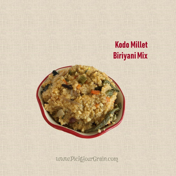 Kodo Millet Biriyani Mix Ready to Cook- PickYourGrain